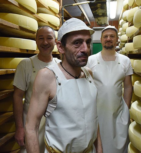 Fromagers de la fruiti&egrave;re de Grange-de-Vaivre.